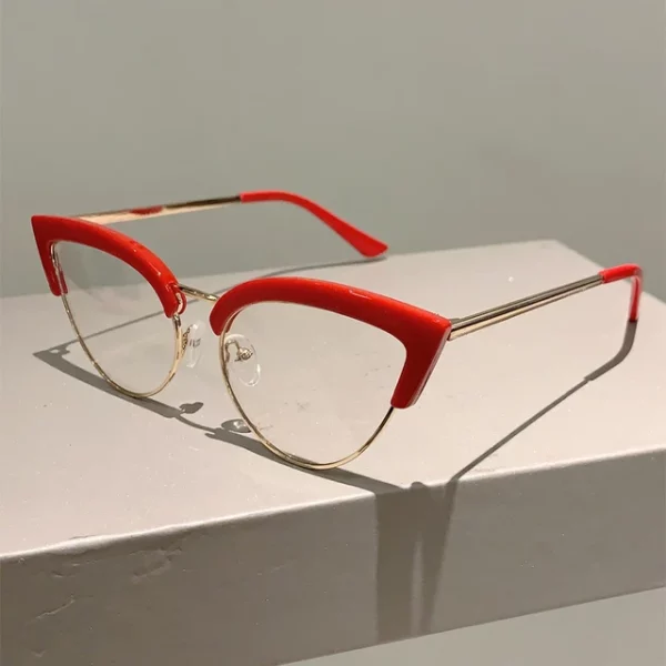 Vintage Cat Eye Glasses Frame New Stylish - Image 2